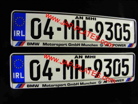 German Pressed Plates with Custom Frames.